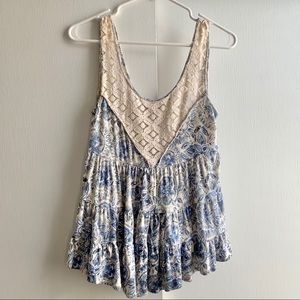 Free People boho tank